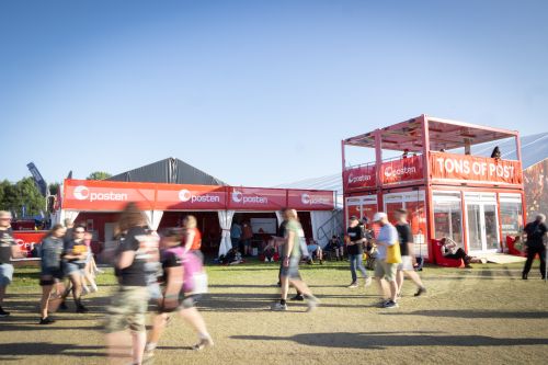 Postens stand på Tons of Rock 2025