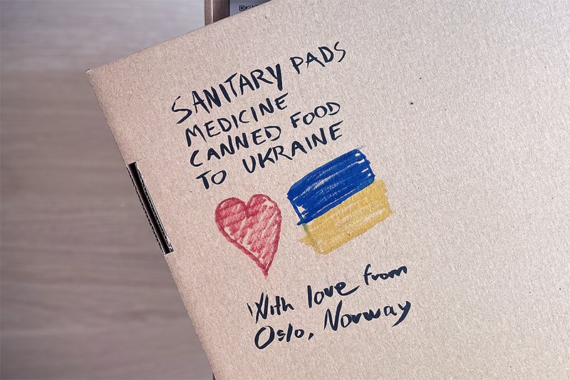 Human aid package to Ukraine