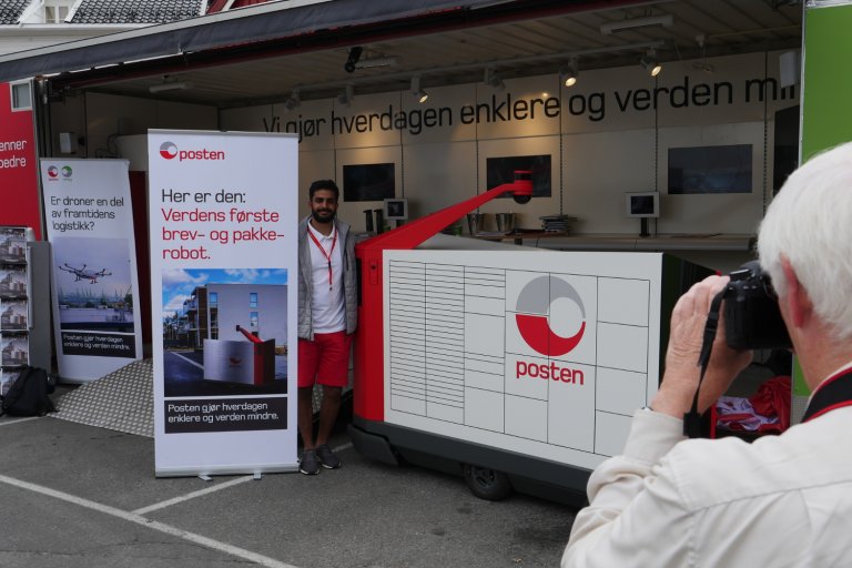 Postens stand på Arendalsuka 2018